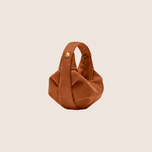 SWAN BAG MINI - CARAMEL - Caramel - Stylish mini Swan bag in caramel, ideal for an elegant and stylish look.