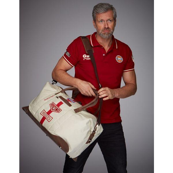 M.Delaney Travel Bag Medium - Sand - Exclusive travel bag in sand color design, ideal for the style-conscious traveler.