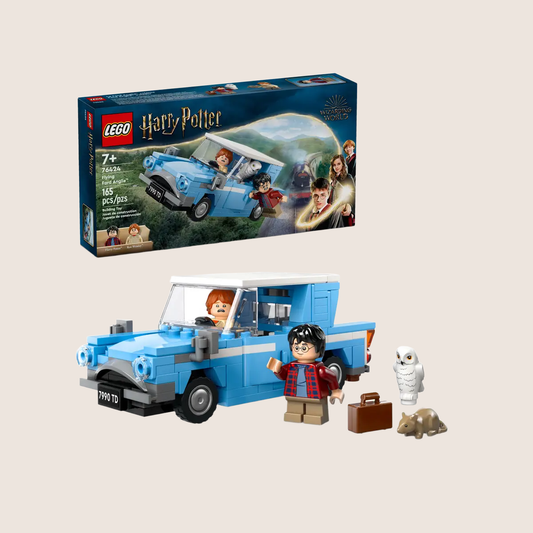 Flying Ford Anglia - LEGO Harry Potter model of the magical Flying Ford Anglia.