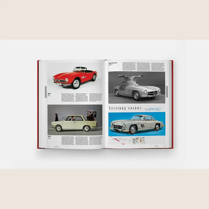 Atlas Of Classic Car Design Ferrari Red - A visually stunning book about classic Ferrari designs through the ages.