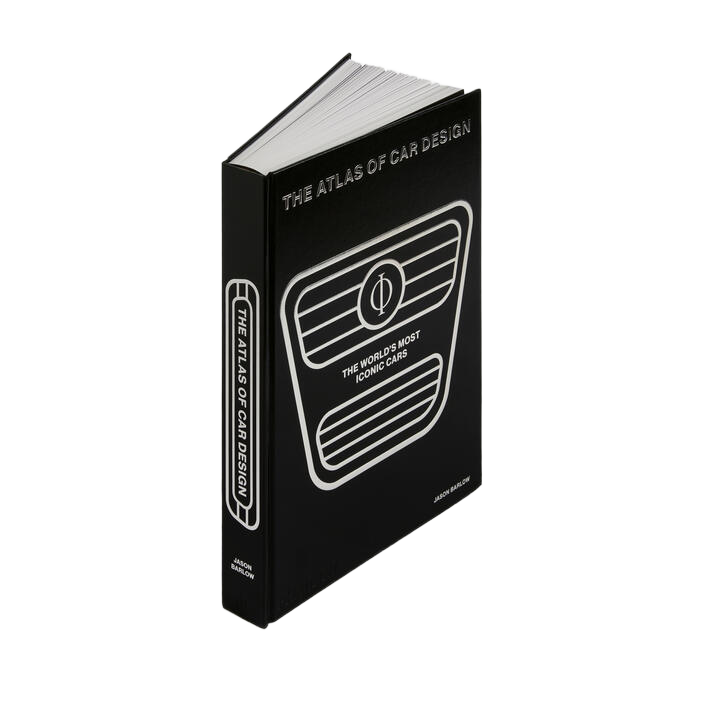 Atlas Of Classic Car Design Black - A black edition of classic car design history with detailed illustrations.