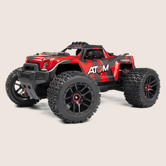 Atom Maverick Red - Remote Control - Lightning fast remote controlled car in red, ideal for action-packed driving.
