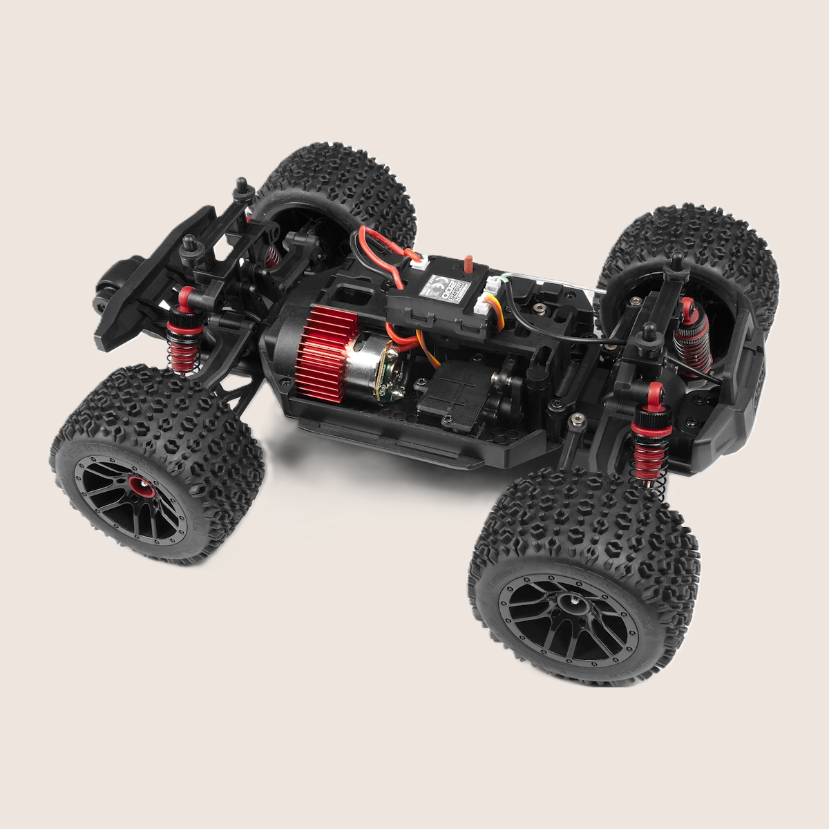 Atom Maverick Red - Remote Control - Lightning fast remote controlled car in red, ideal for action-packed driving.