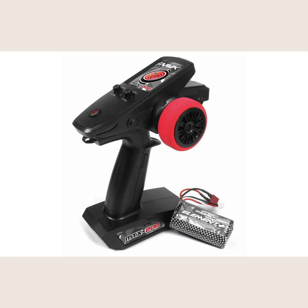 Atom Maverick Red - Remote Control - Lightning fast remote controlled car in red, ideal for action-packed driving.
