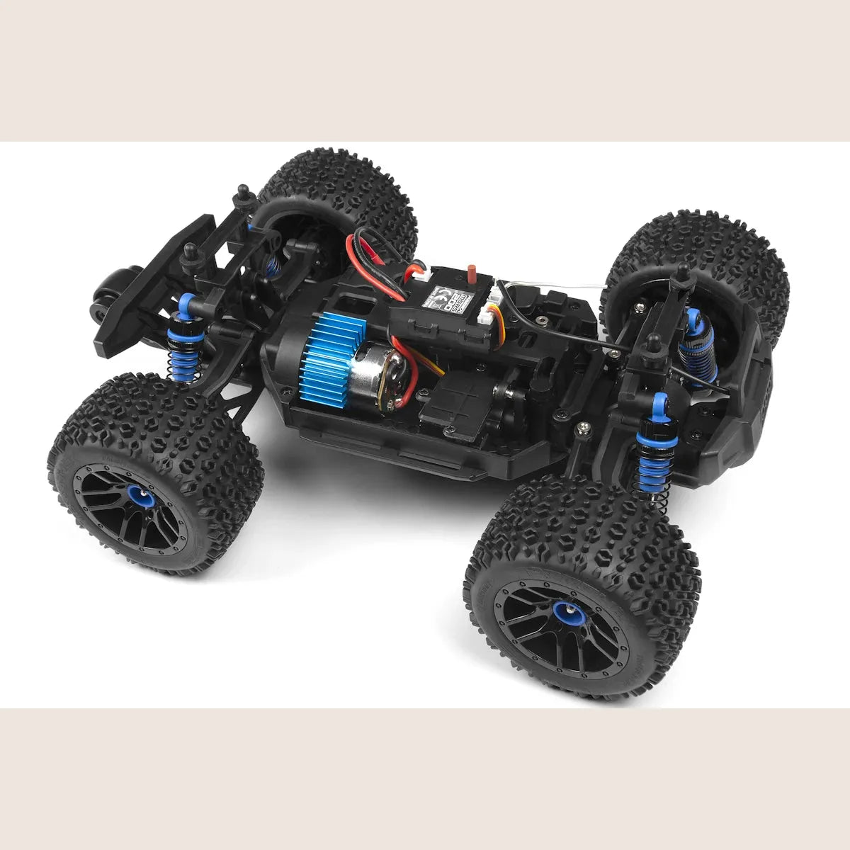 Atom Maverick Blue - Remote Controlled - Sporty remote controlled car in blue, designed for high speed and maneuverability.