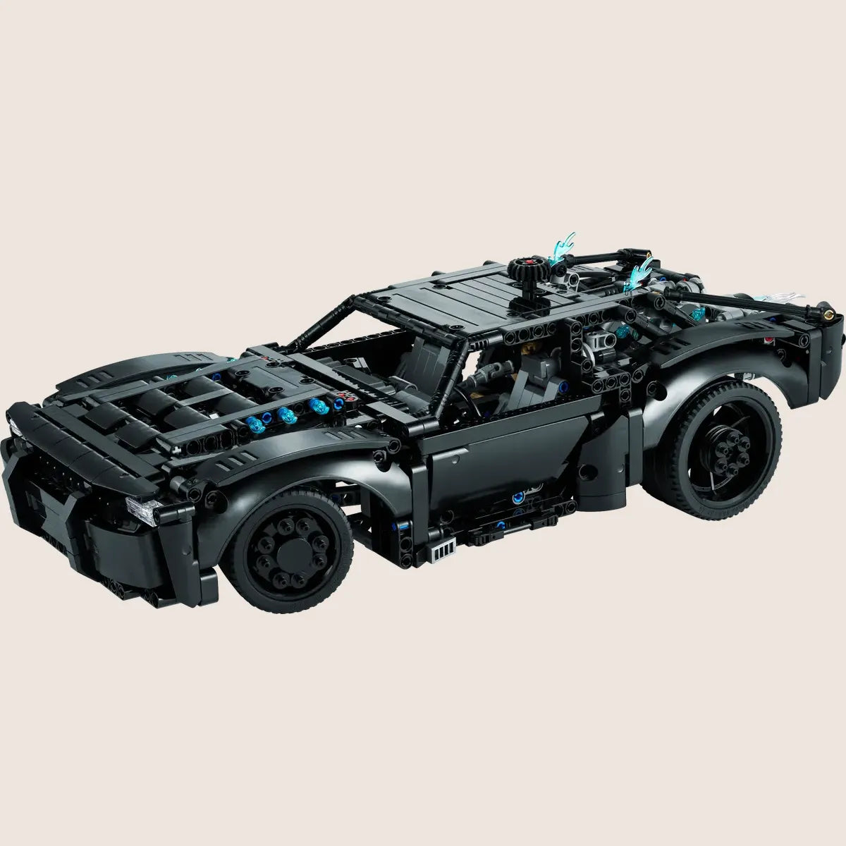 THE BATMAN - BATMOBILE™ - LEGO model of The Batman's Batmobile, a dark and powerful supercar.