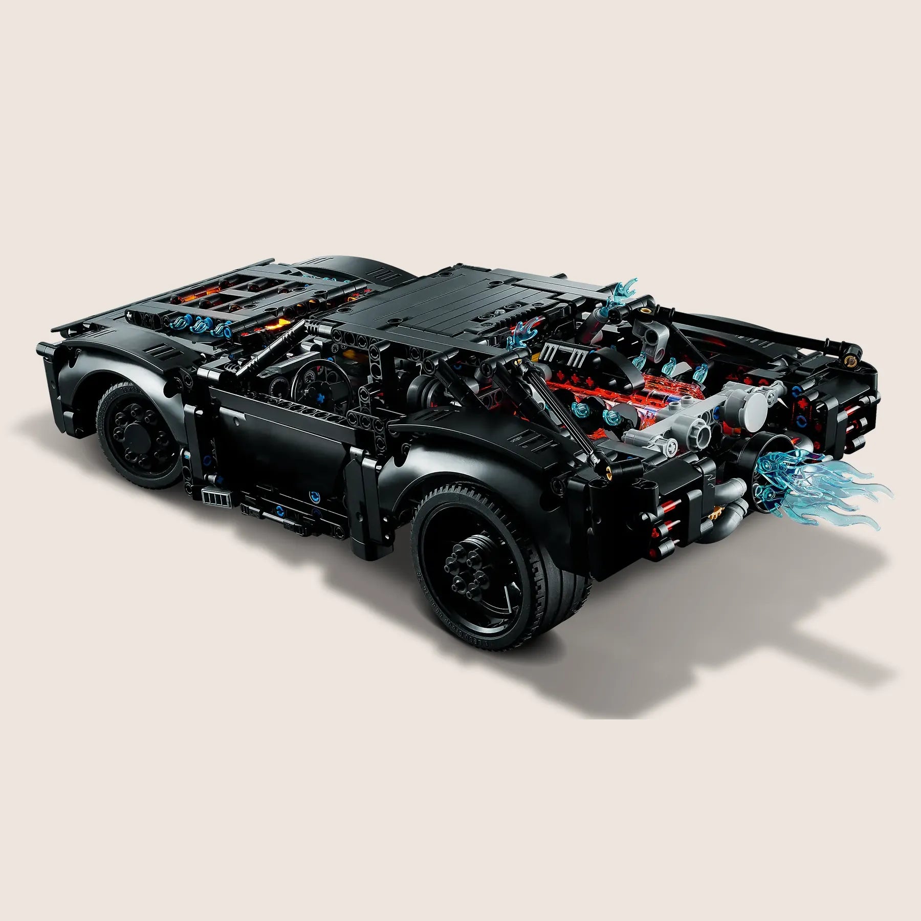 THE BATMAN - BATMOBILE™ - LEGO model of The Batman's Batmobile, a dark and powerful supercar.