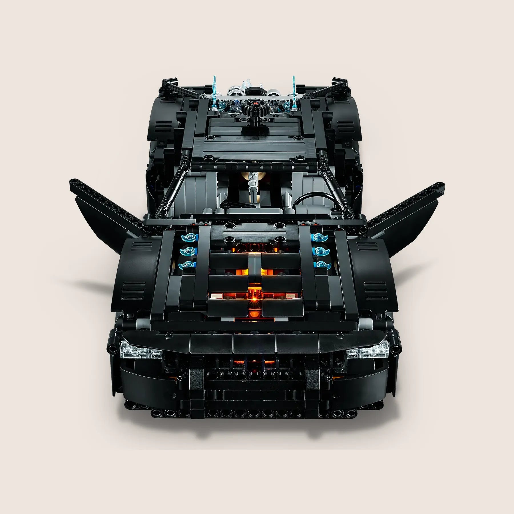 THE BATMAN - BATMOBILE™ - LEGO model of The Batman's Batmobile, a dark and powerful supercar.