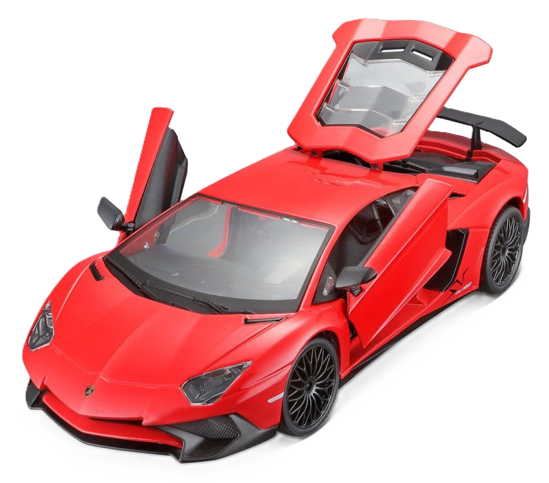 Bburago Lamborghini Aventador SV 1:24 scale car model with detailed design and authentic Lamborghini style