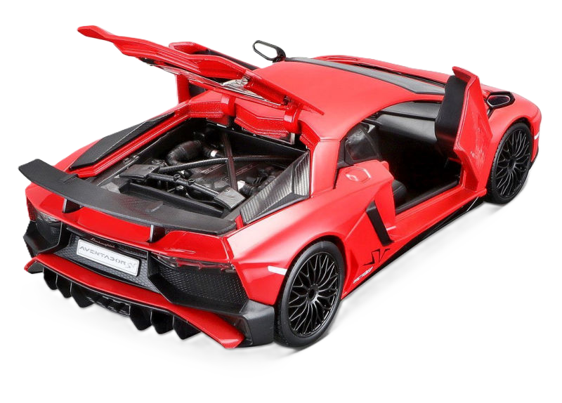 Bburago Lamborghini Aventador SV 1:24 scale car model with detailed design and authentic Lamborghini style