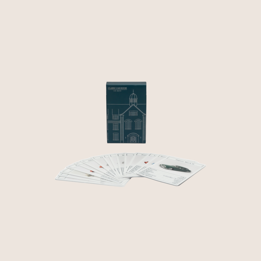 Classic Car House Car Cards - A set of car cards featuring classic cars, designed exclusively by Classic Car House. Perfect for both play and collectors.
