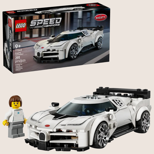 LEGO Bugatti Centodieci 77240 with detailed design and authentic Bugatti style