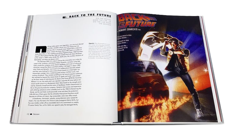 "DeLorean: The Rise, Fall and Second Acts of the DeLorean Motor Company" - Coffee-table book by Matt Stone from 2024 that tells the complete story of John Z. DeLorean and his iconic car from design and production to pop culture resurrection.