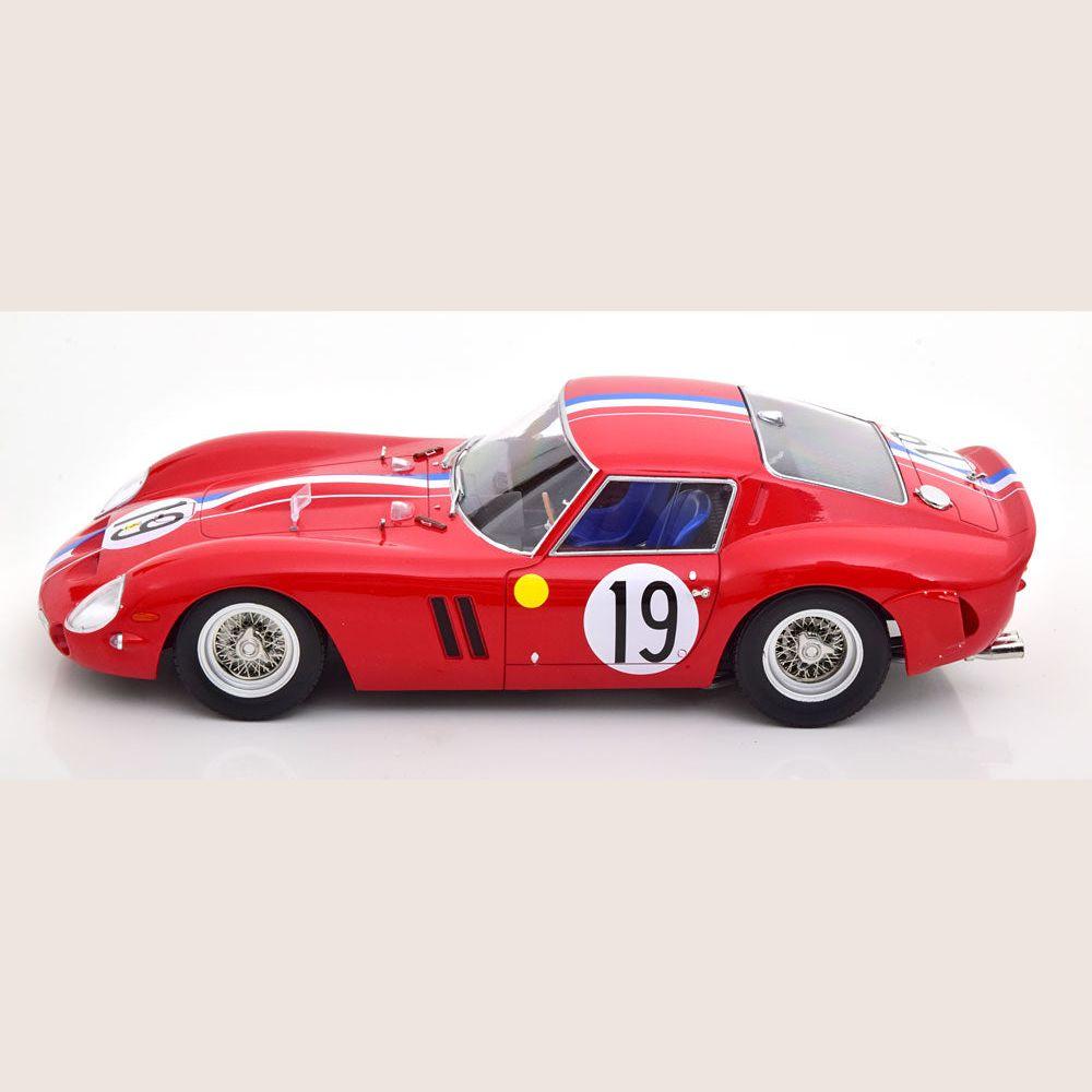 1:18 Ferrari 250 GTO No.19, 2nd 24h Le Mans 1962 - Precision model of the Ferrari 250 GTO, which finished 2nd in Le Mans 1962.