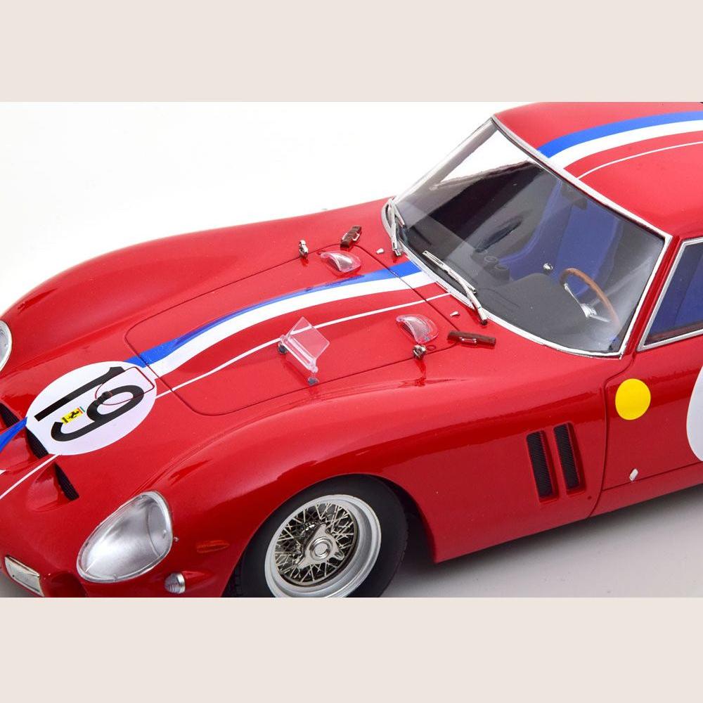 1:18 Ferrari 250 GTO No.19, 2nd 24h Le Mans 1962 - Precision model of the Ferrari 250 GTO, which finished 2nd in Le Mans 1962.