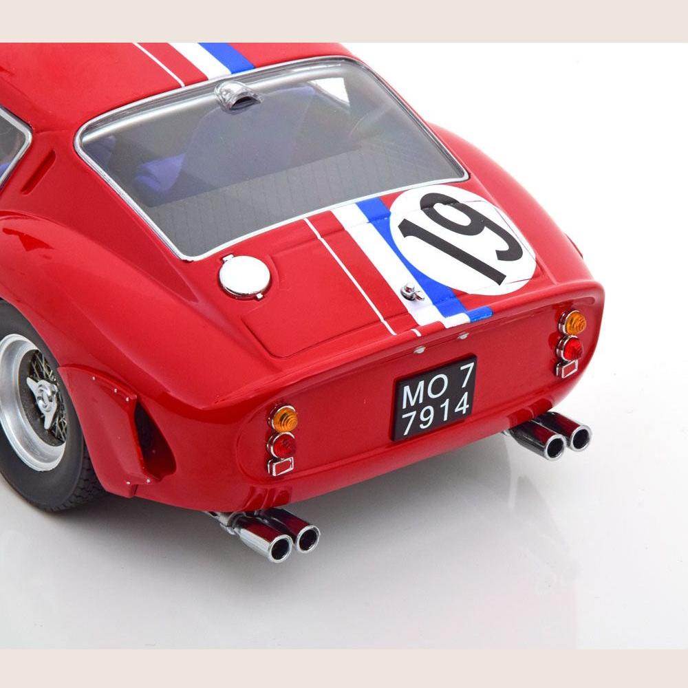 1:18 Ferrari 250 GTO No.19, 2nd 24h Le Mans 1962 - Precision model of the Ferrari 250 GTO, which finished 2nd in Le Mans 1962.