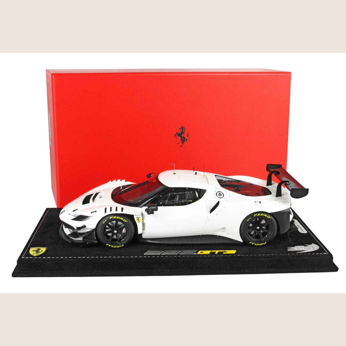 Limited BBR Rennsport Ferrari 296 GT3 2022 - 1:18 - Limited edition Ferrari 296 GT3 in 1:18 scale from BBR.