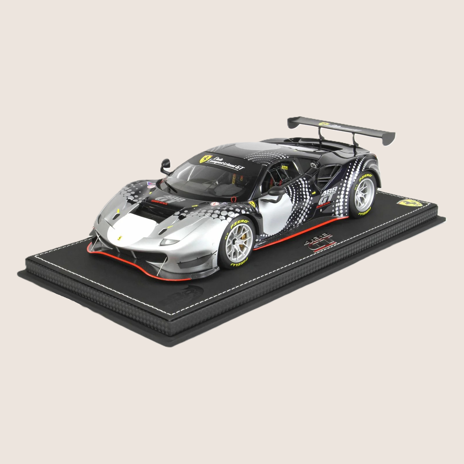 Ferrari 488 1:18 GT Livera Blu NART BBR - Exclusive 1:18 scale model of the Ferrari 488 in Blu NART livery from BBR.