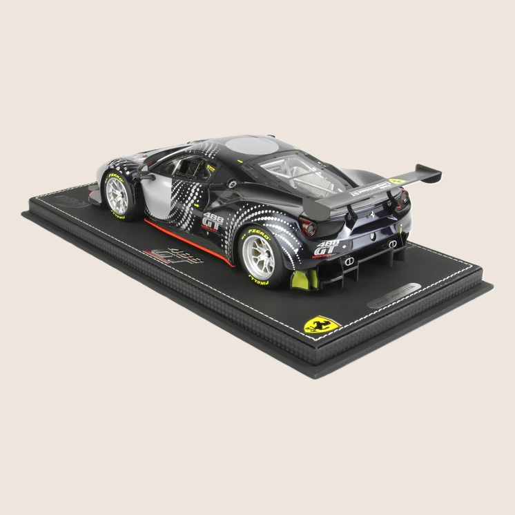 Ferrari 488 1:18 GT Livera Blu NART BBR - Exclusive 1:18 scale model of the Ferrari 488 in Blu NART livery from BBR.