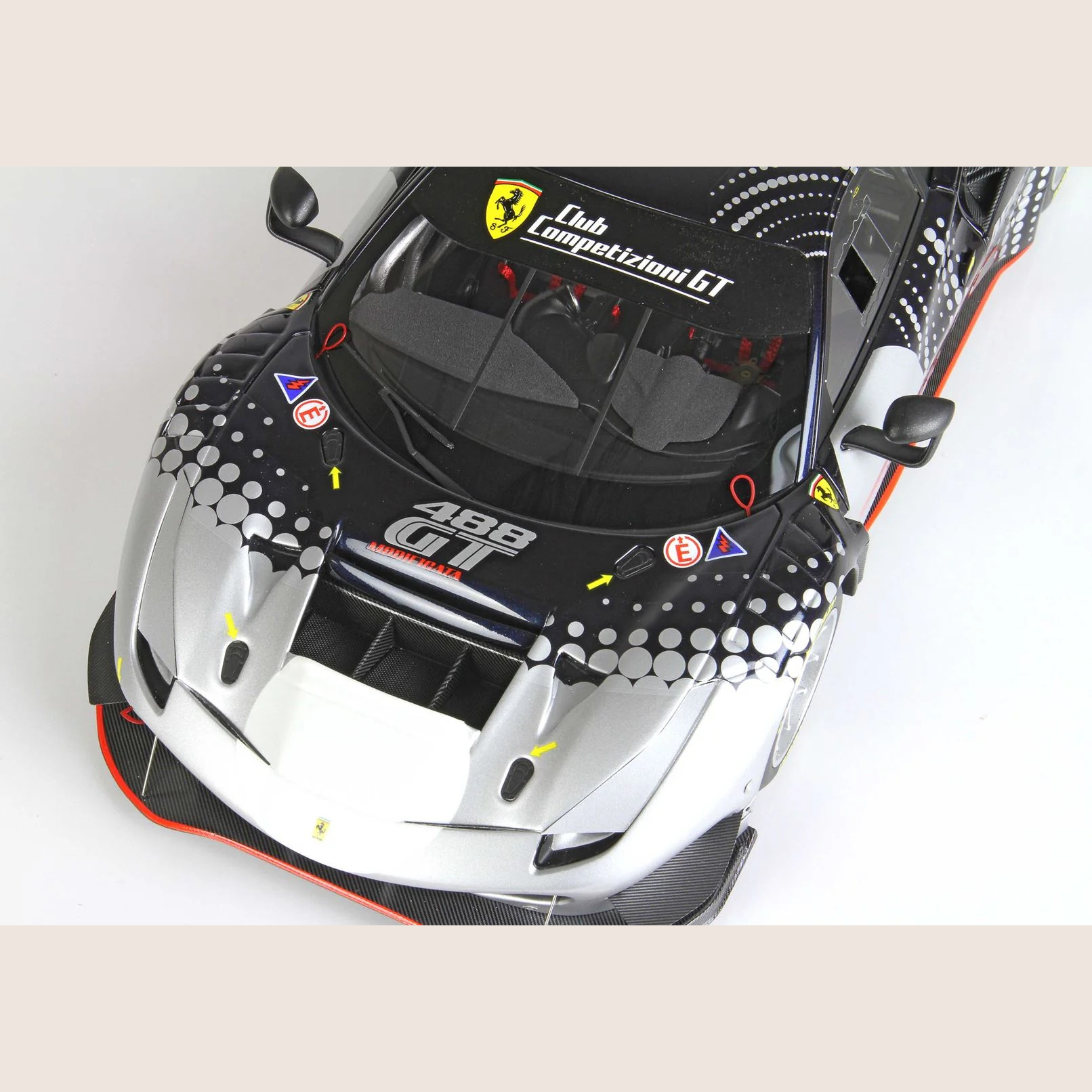 Ferrari 488 1:18 GT Livera Blu NART BBR - Exclusive 1:18 scale model of the Ferrari 488 in Blu NART livery from BBR.