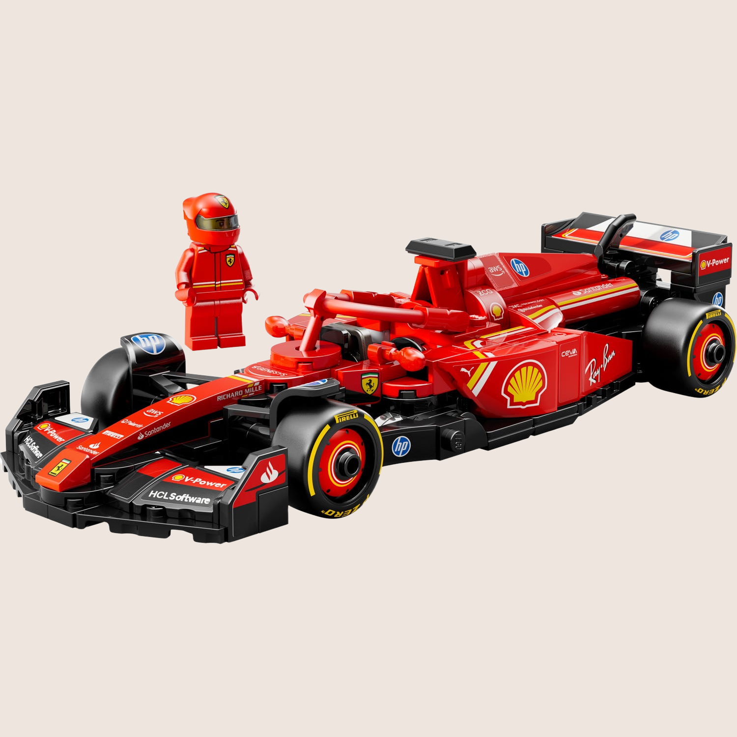 Speed Champions Ferrari F1 - LEGO Ferrari Formula 1 racing car with realistic design. Ideal for car collectors and Ferrari fans.