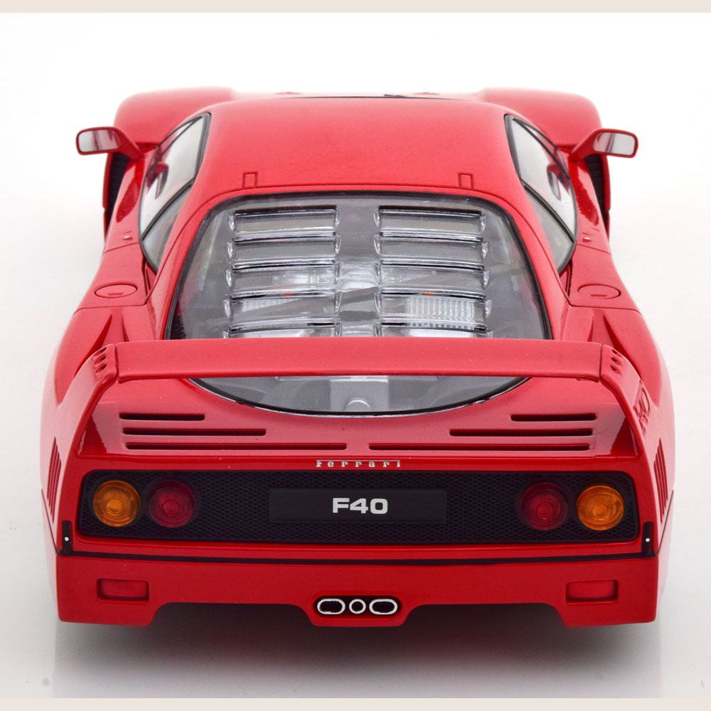1:18 Ferrari F40 Red Seats 1987 Red - Exclusive 1:18 scale model of the Ferrari F40 from 1987 with red seats. A classic collector's model.
