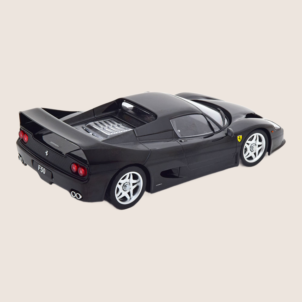 1:18 Ferrari F50 Hardtop 1995 Black - Detailed model of the Ferrari F50 from 1995 with hardtop in black.
