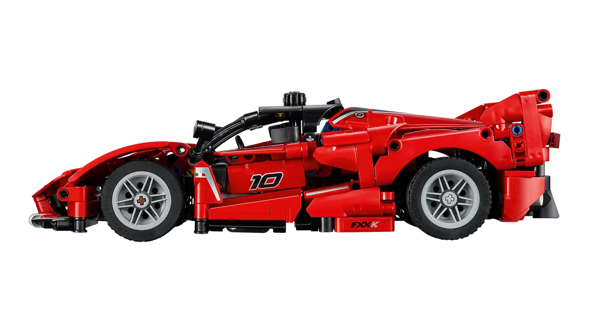 LEGO Ferrari FXX K 42212 with detailed supercar design and authentic Ferrari style