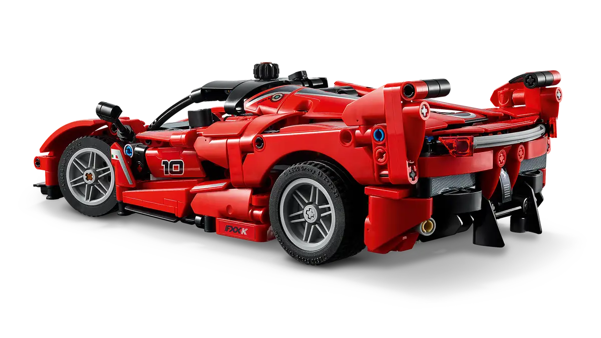 LEGO Ferrari FXX K 42212 with detailed supercar design and authentic Ferrari style