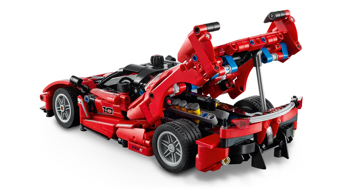 LEGO Ferrari FXX K 42212 with detailed supercar design and authentic Ferrari style