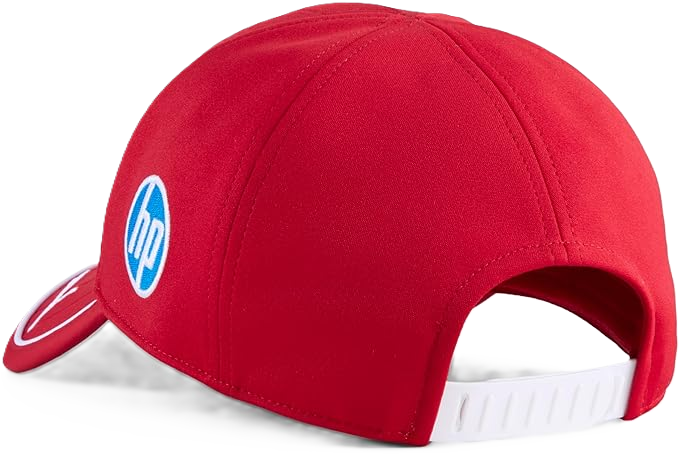 Ferrari SF RP Team BB Cap in red with iconic Ferrari logo and adjustable fit