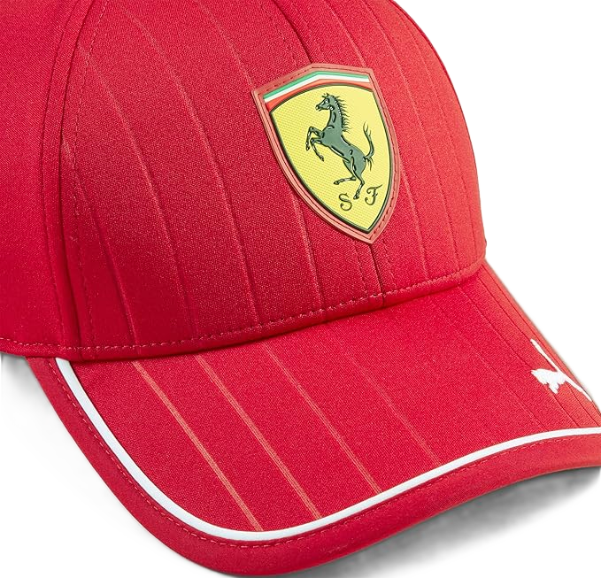 Ferrari SF RP Team BB Cap in red with iconic Ferrari logo and adjustable fit