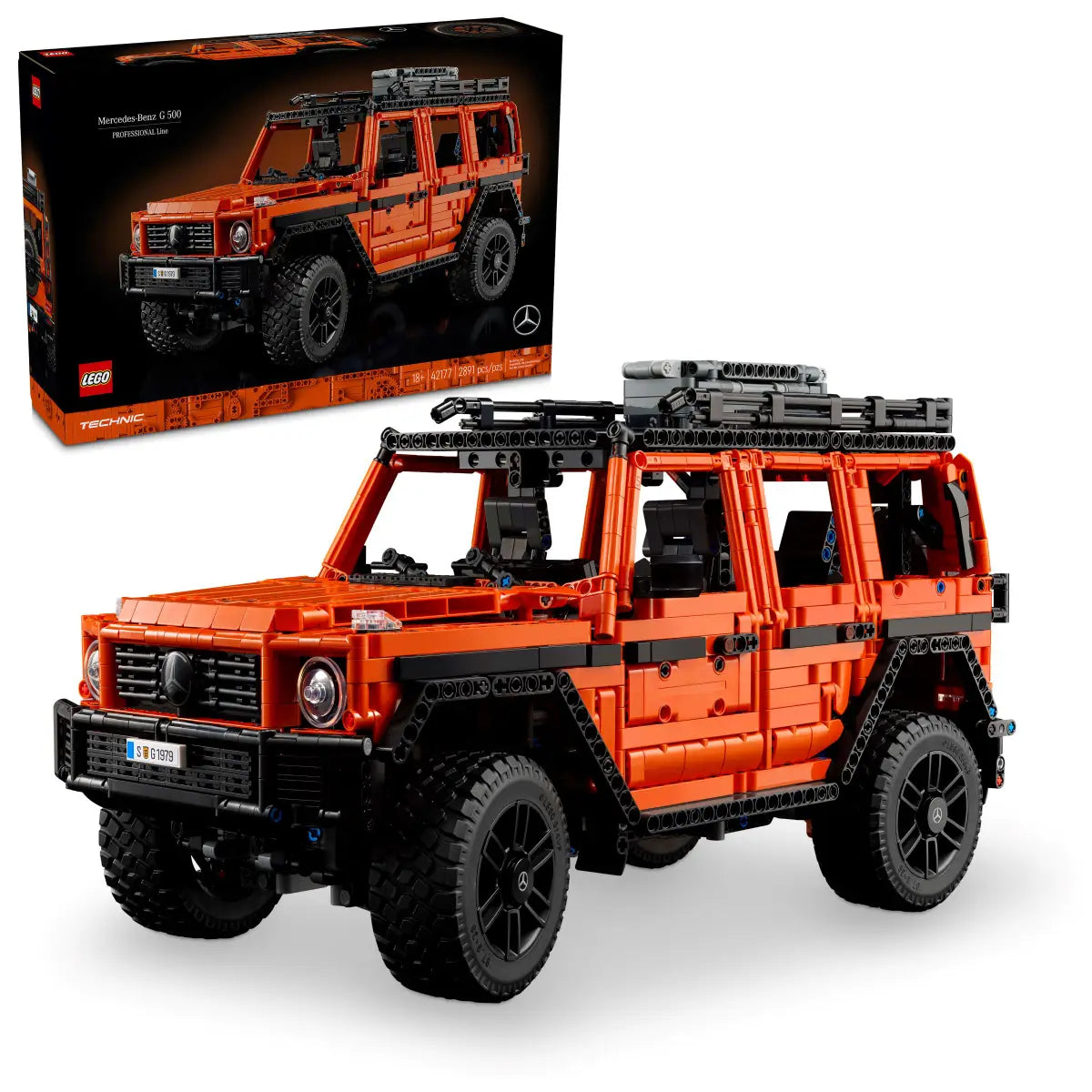 Mercedes-Benz G500 LEGO - LEGO model of the iconic Mercedes-Benz G500 with authentic details. Perfect for car enthusiasts and LEGO collectors who love off-road vehicles.