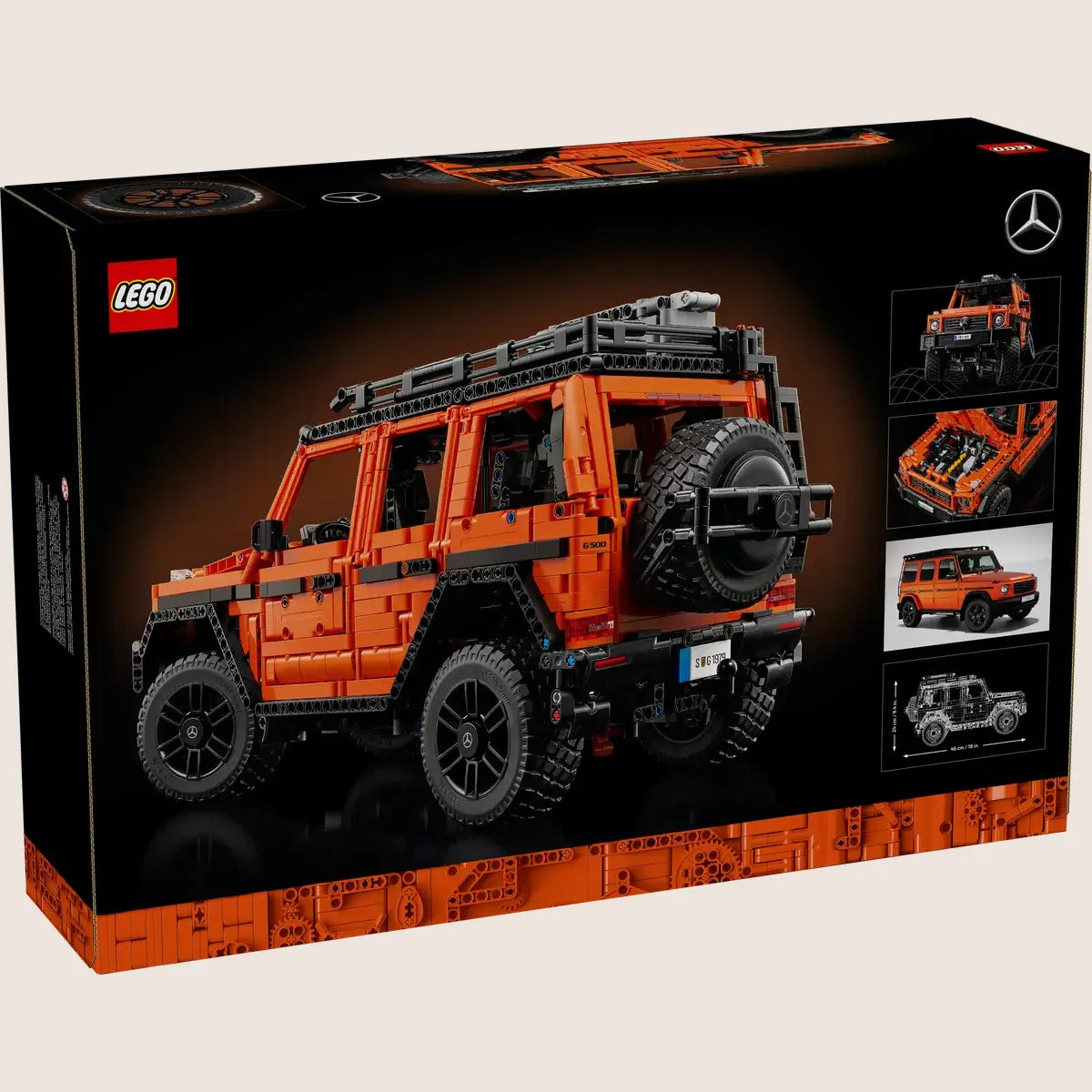 Mercedes-Benz G500 LEGO - LEGO model of the iconic Mercedes-Benz G500 with authentic details. Perfect for car enthusiasts and LEGO collectors who love off-road vehicles.