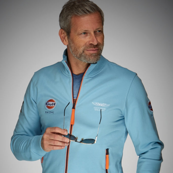 Smart Racing Zip shirt (Gulf Blue) - Gulf Blue Smart Racing Zip shirt, sporty and stylish.


