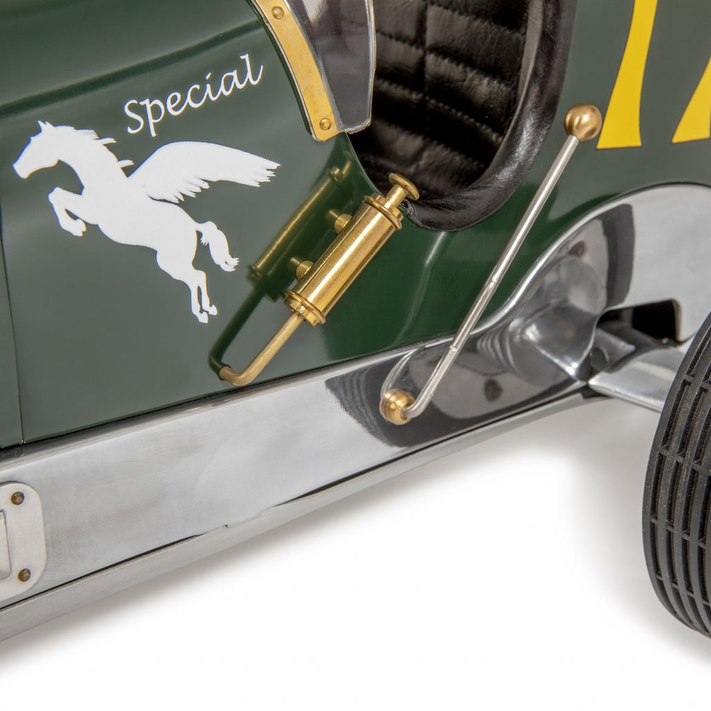 BB Korn Green Racer - Vintage-inspired racing car in green from BB Korn.
