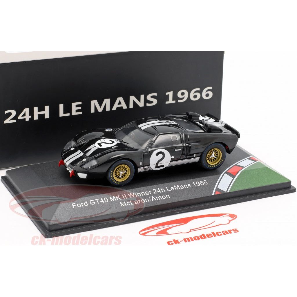 Ford GT40 MK 2 Sieger (1:43) - Miniature model of the Ford GT40 MK 2, Le Mans winner.