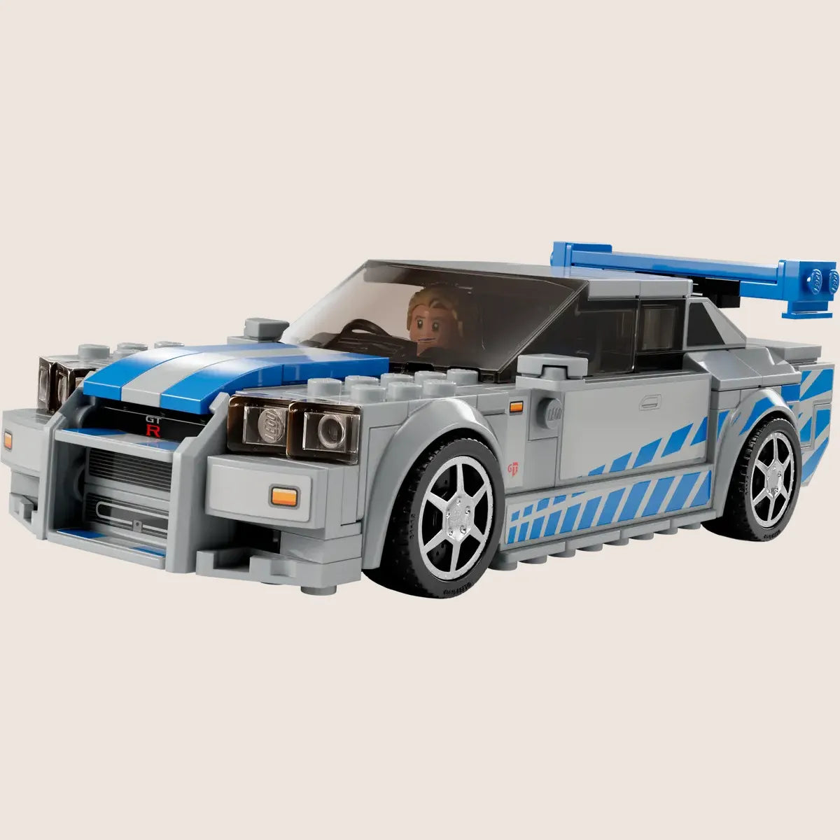 2 Fast 2 Furious Nissan Skyline GT-R (R34) - LEGO model of Brian O'Conner's legendary Skyline GT-R.