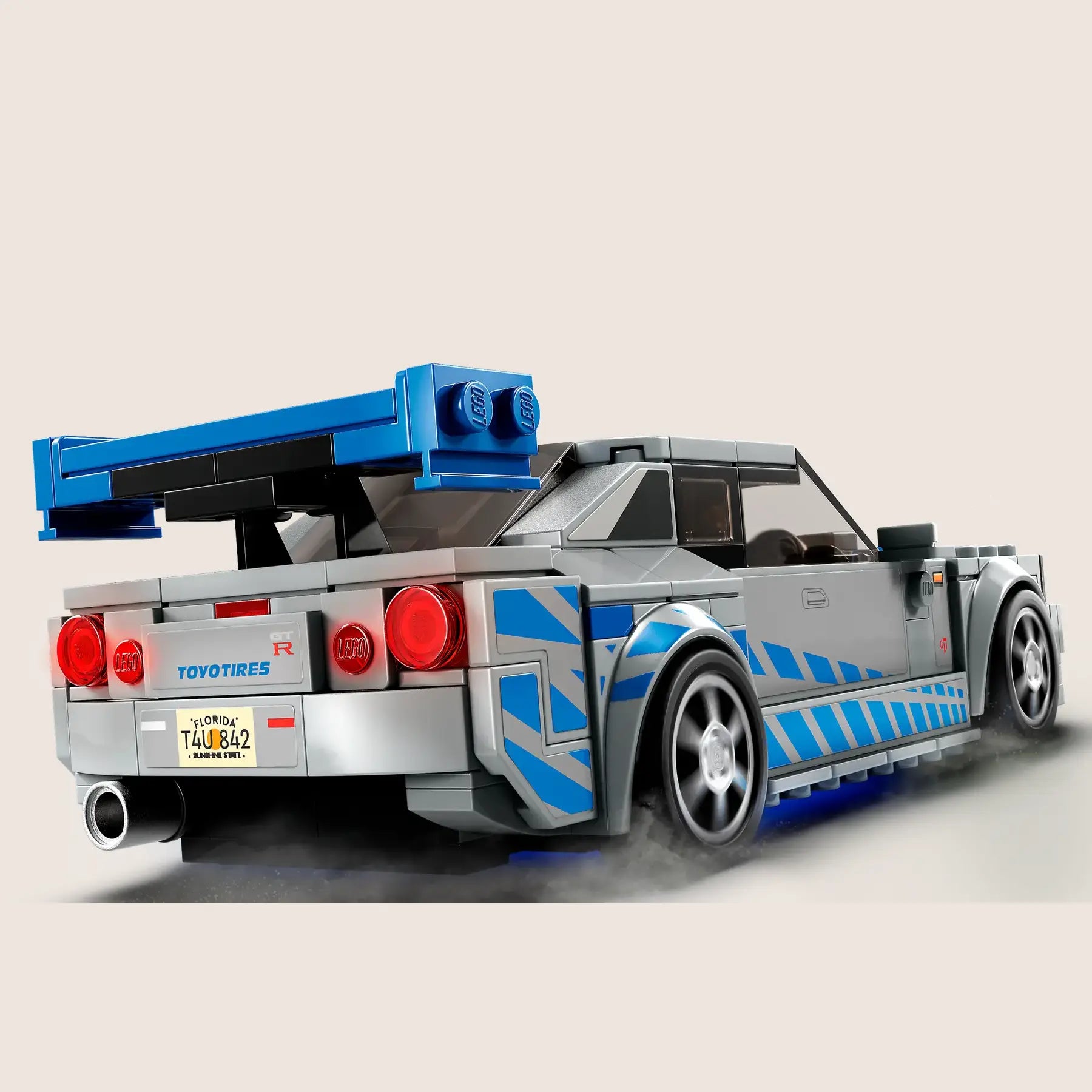 2 Fast 2 Furious Nissan Skyline GT-R (R34) - LEGO model of Brian O'Conner's legendary Skyline GT-R.