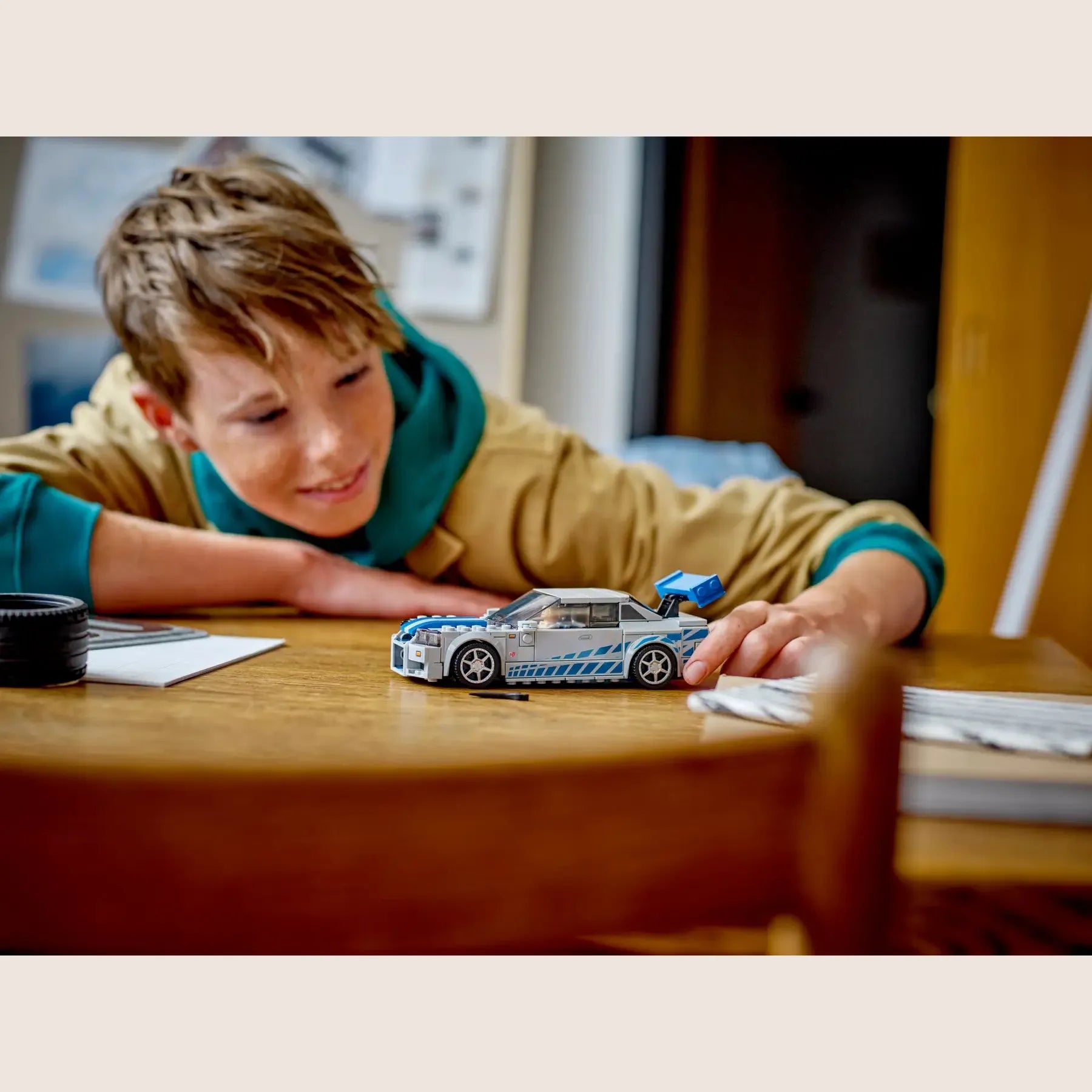 2 Fast 2 Furious Nissan Skyline GT-R (R34) - LEGO model of Brian O'Conner's legendary Skyline GT-R.