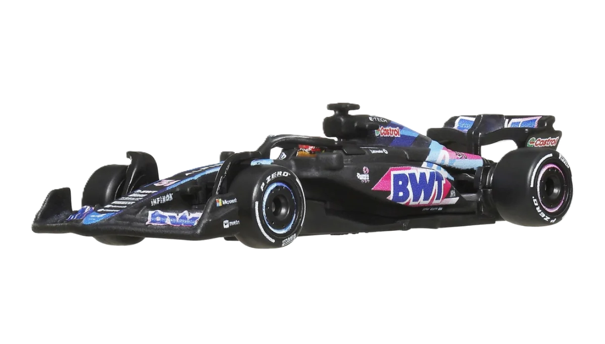 Hot Wheels F1 Racing Premium Alpine model car with authentic design and collector quality