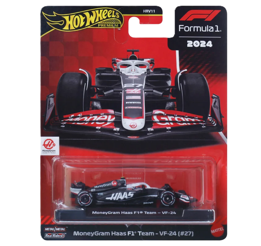Hot Wheels F1 Racing Premium Haas model car with authentic design and collector quality