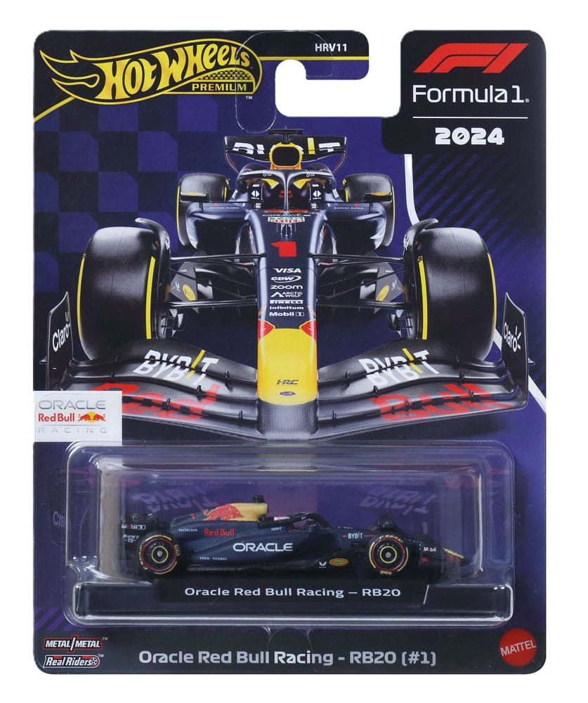 Hot Wheels F1 Racing Premium Red Bull model car with detailed design and collector quality