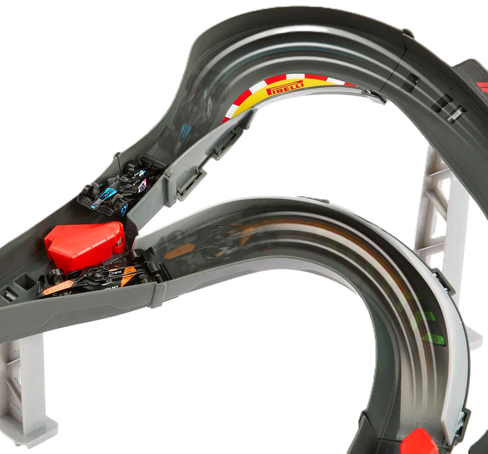Hot Wheels Racing Sprint Race Circuit with loops and turns for exciting racing with Hot Wheels cars