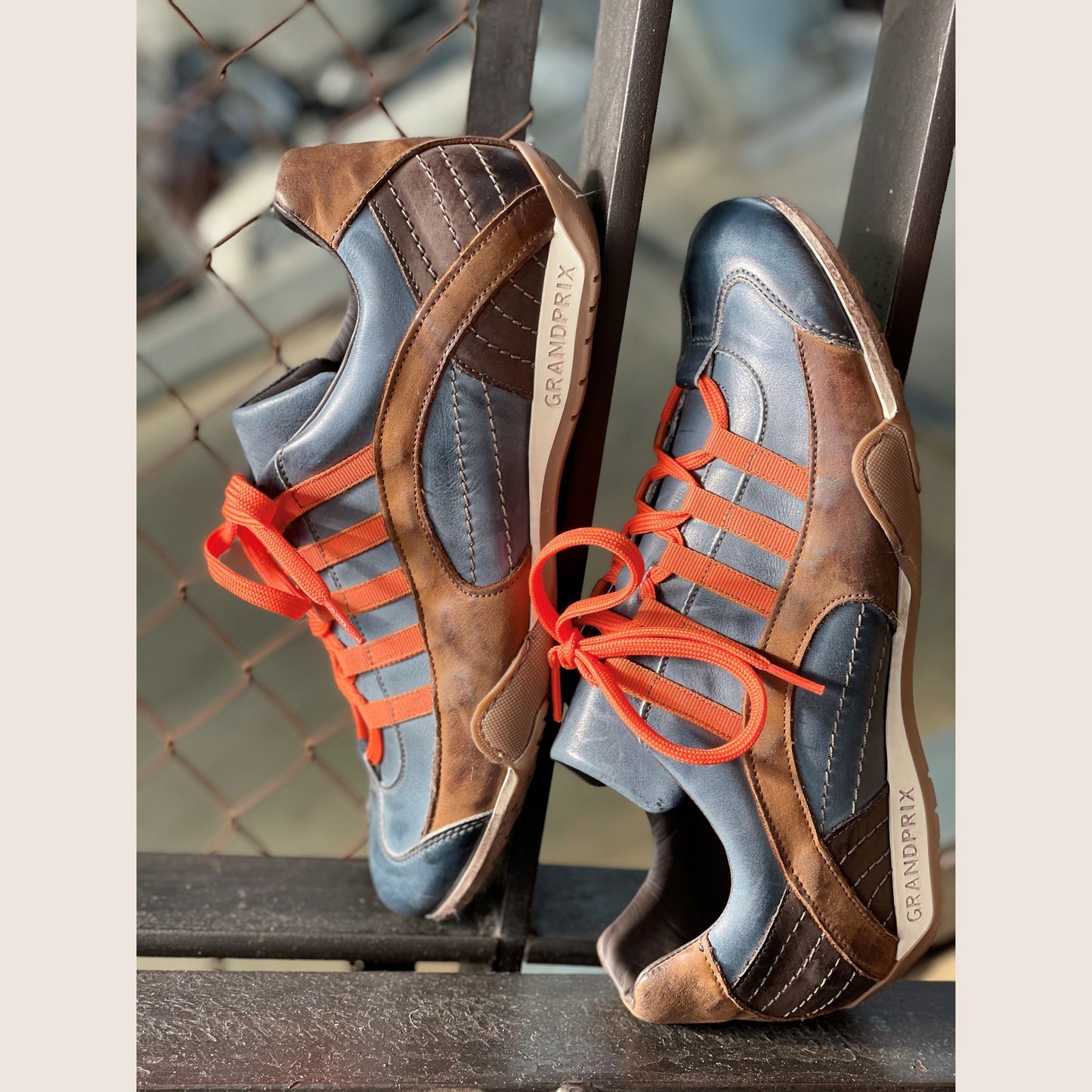 GPO Sneaker Monza - Stylish Monza Indigo sneaker, perfect for both everyday wear and car enthusiasts.