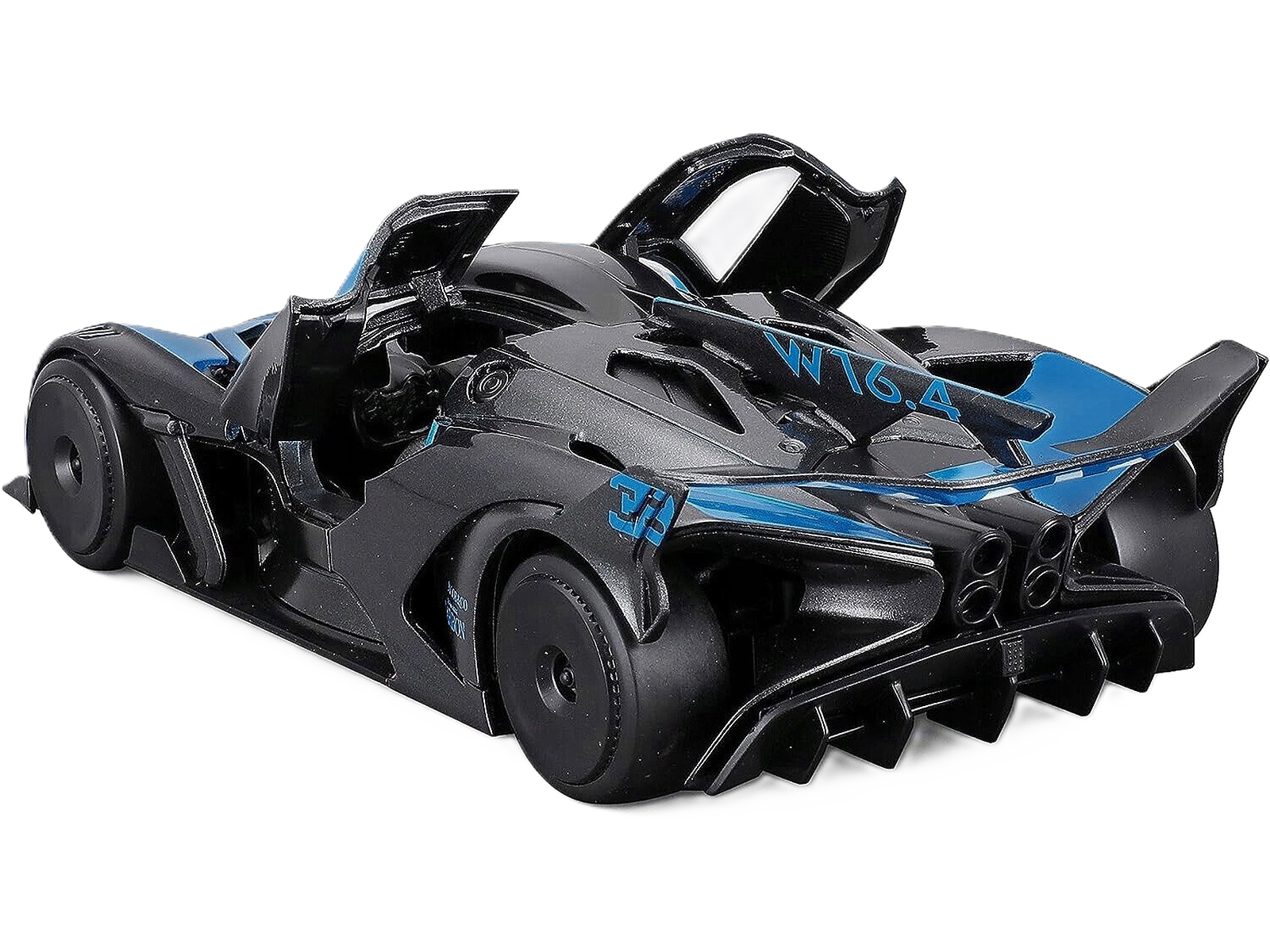 Maisto Bugatti Bolide 1:24 car model in blue with detailed design and authentic supercar style