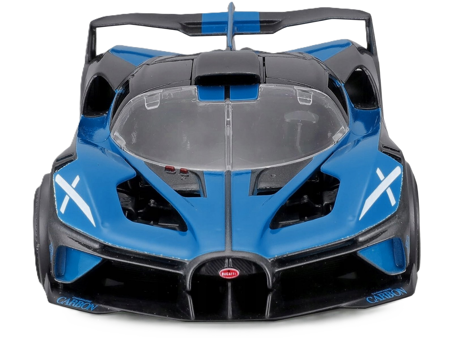 Maisto Bugatti Bolide 1:24 car model in blue with detailed design and authentic supercar style