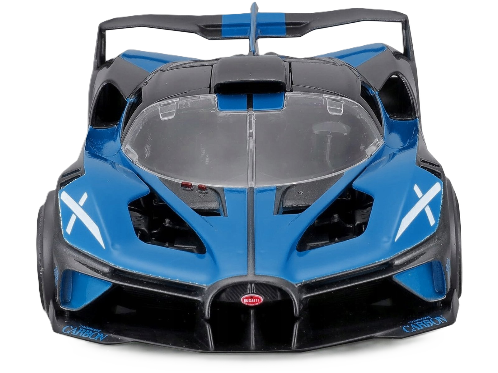 Maisto Bugatti Bolide 1:24 car model in blue with detailed design and authentic supercar style