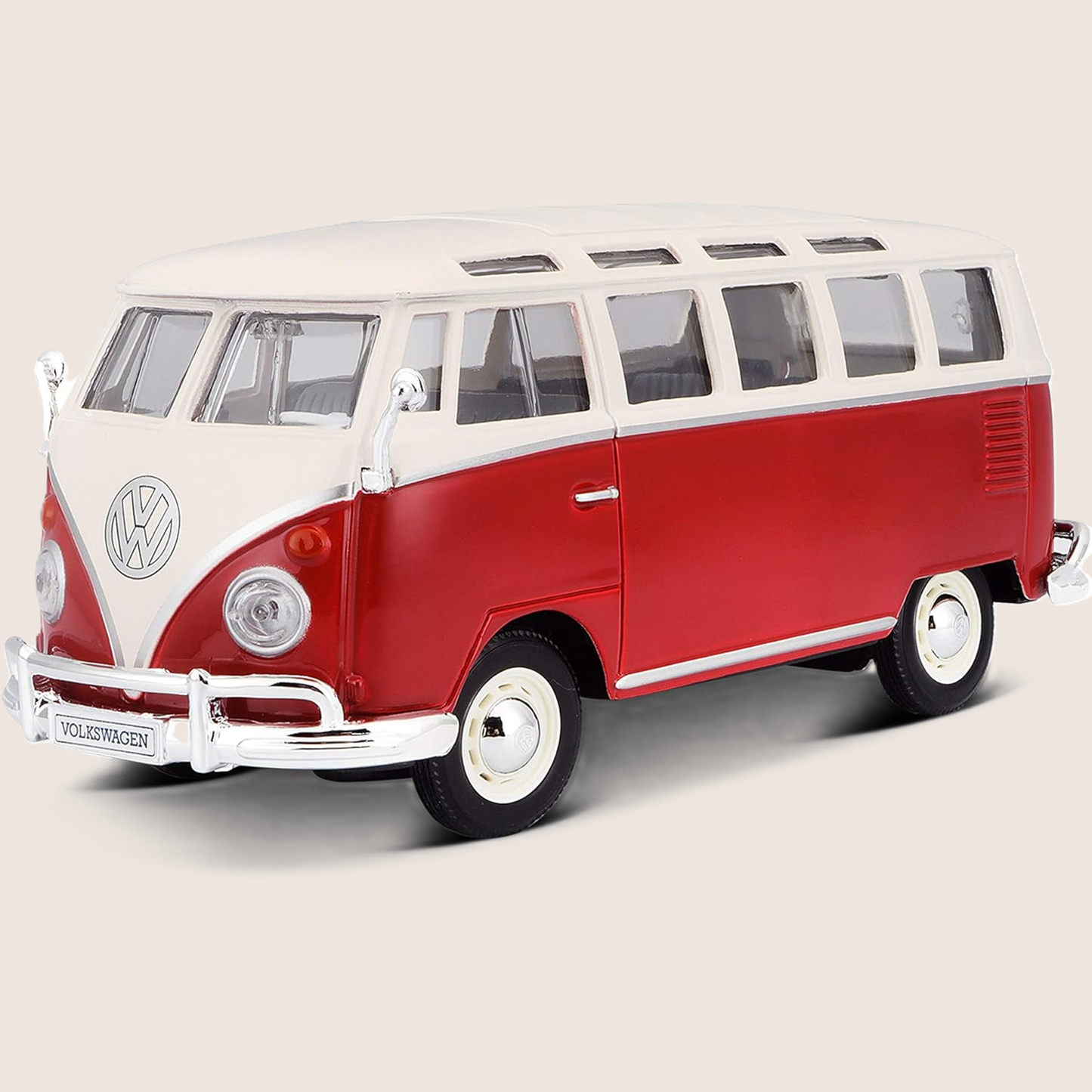 Maisto Volkswagen Van Samba 1:25 car model with detailed design and authentic retro style
