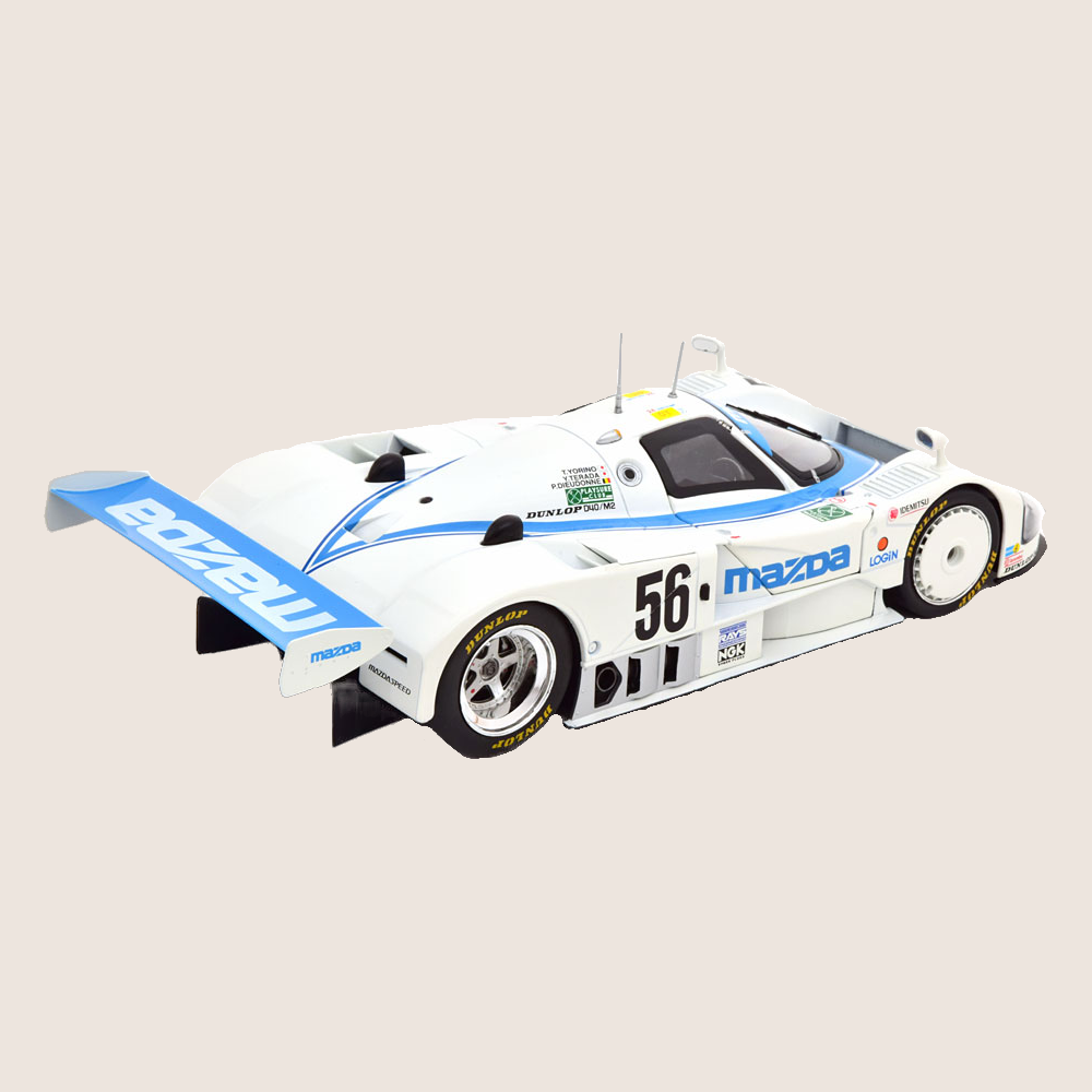 Mazda 787 B no. 56 Le Mans 1991 - 1:18 KK-Scale - Magnificent 1:18 scale model of the Mazda 787B from Le Mans 1991.